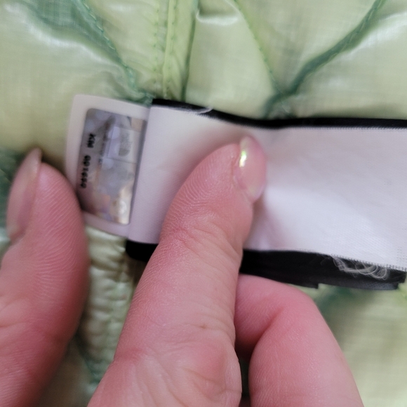 North Face Thermoball Eco Quilted Lightweight Full Zip Jacket Blue Green Medium - Picture 13 of 15